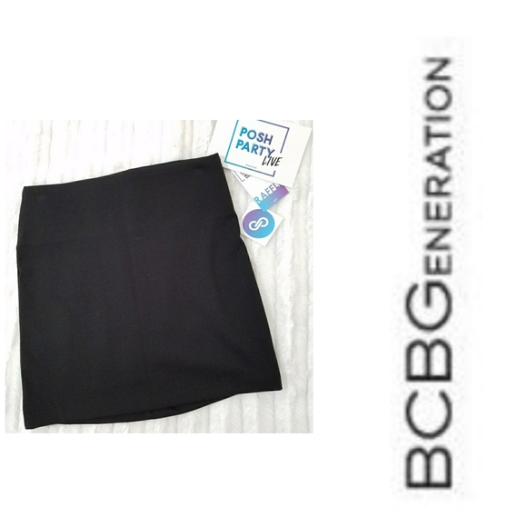 BCBGeneration black knit mini skirt sz. S - Picture 2 of 6